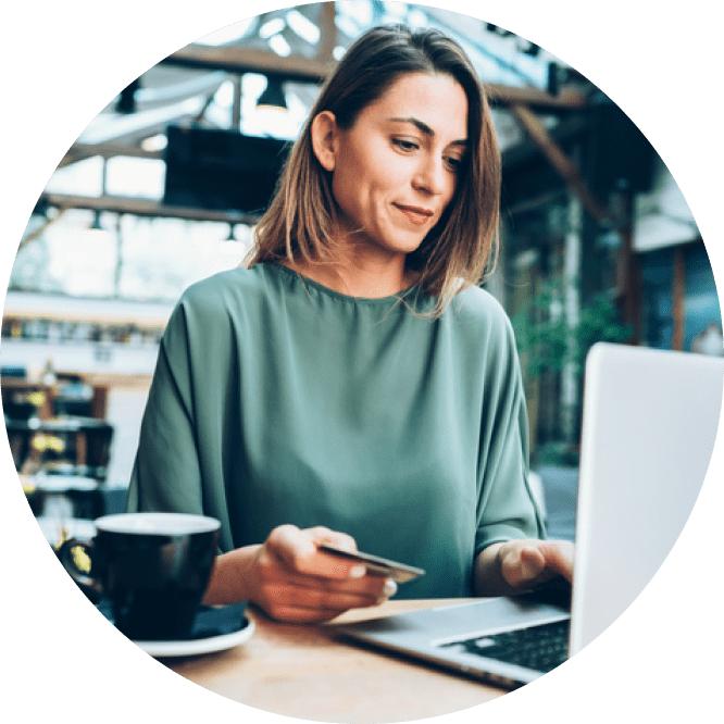 woman on laptop