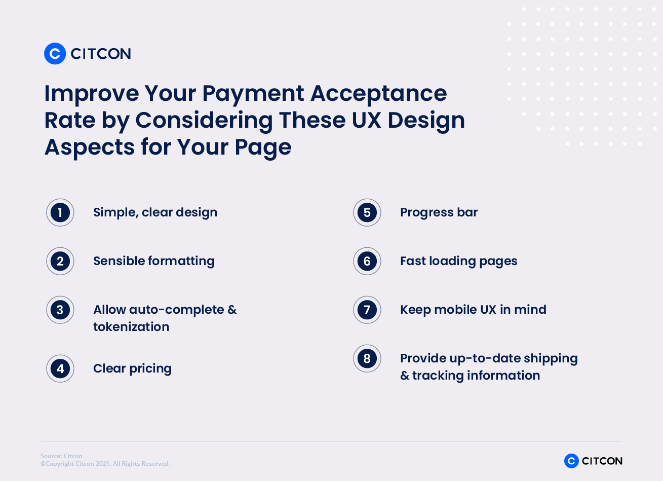 Citcon: improve payment acceptance - design aspects 