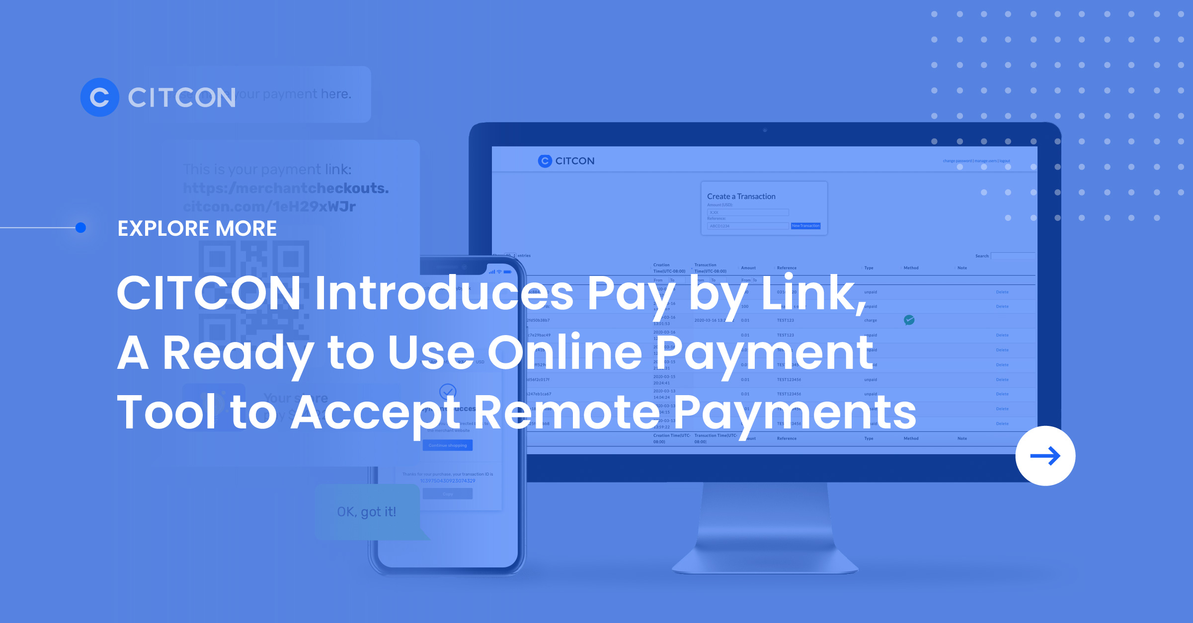 CITCON Introduces Pay by Link, A Ready to Use Online Payment Tool to Accept Remote Payments