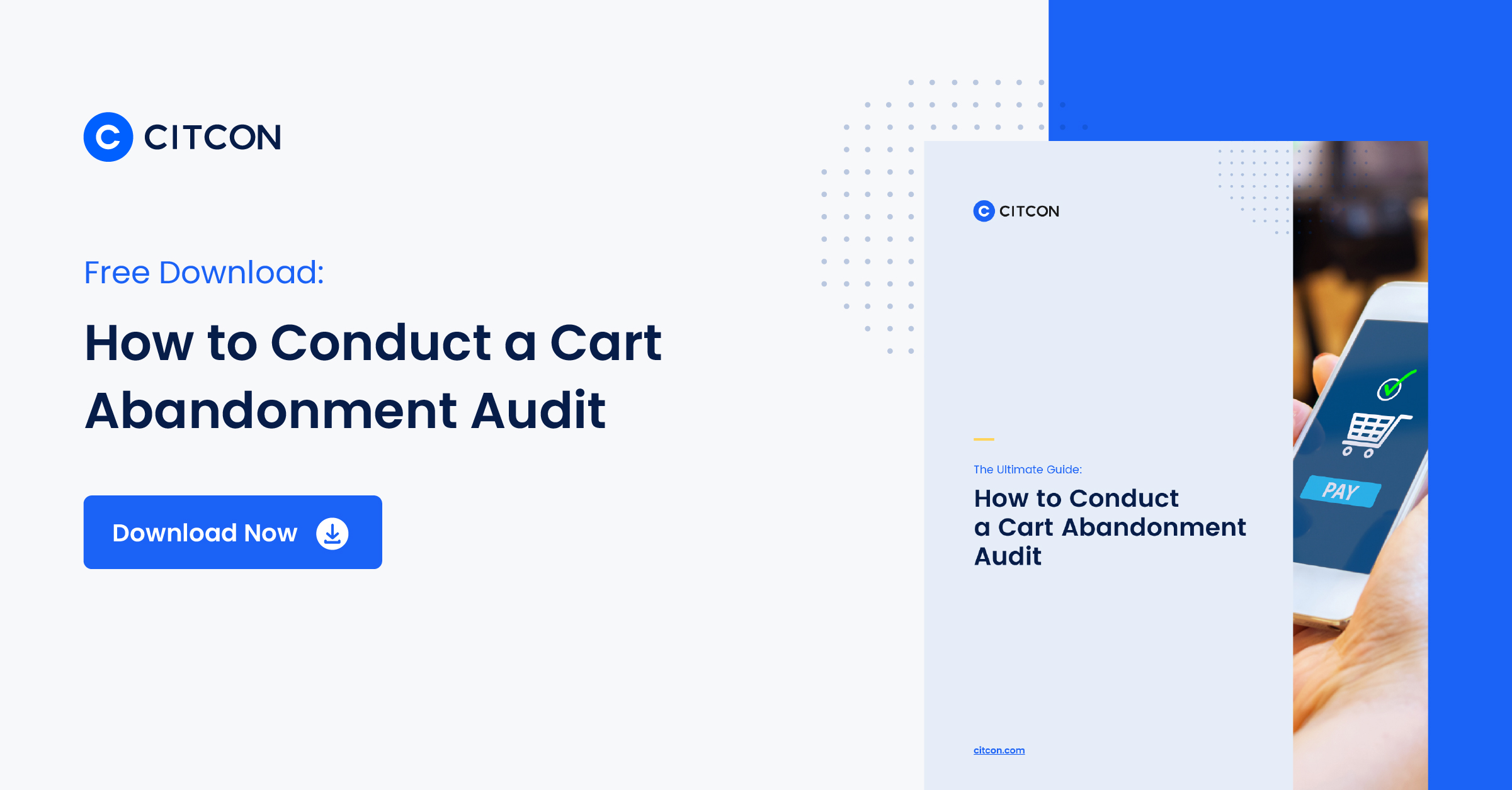 Free Download: How to conduct a cart abandonment audit - click here